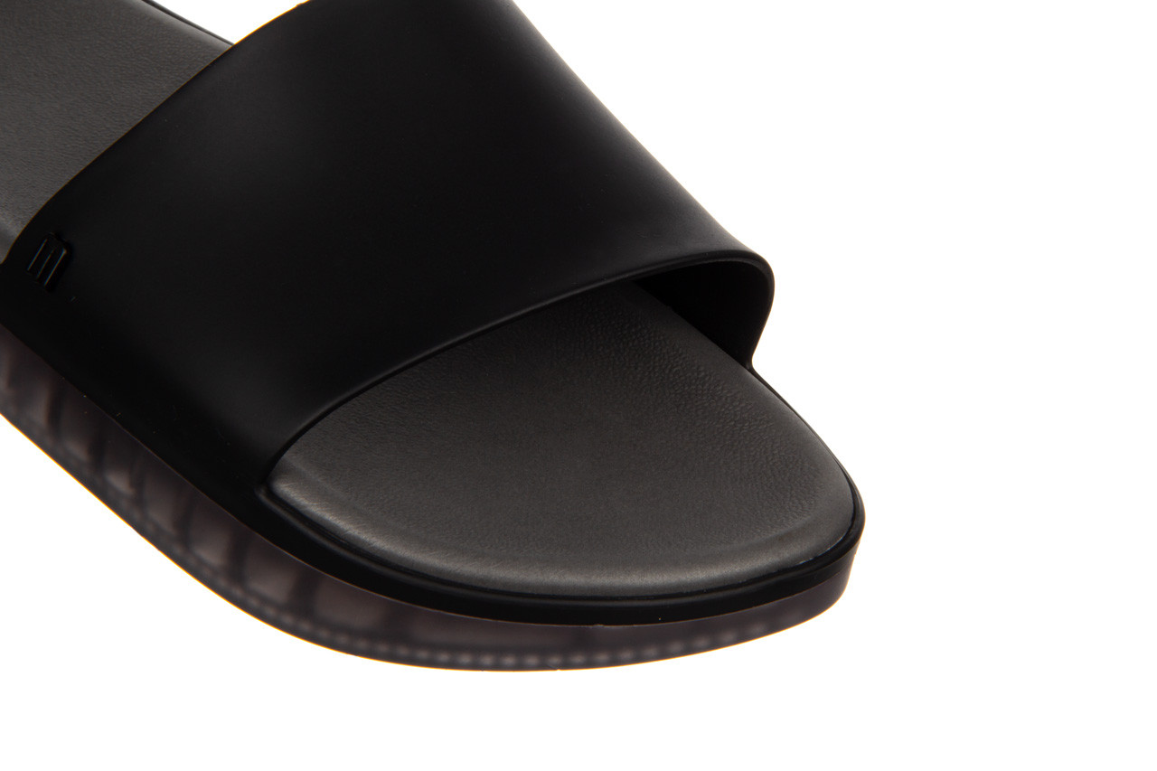 Klapki melissa beach slide next gen ad matte black smoke 010338, czarny, guma - buty damskie - kobieta 12