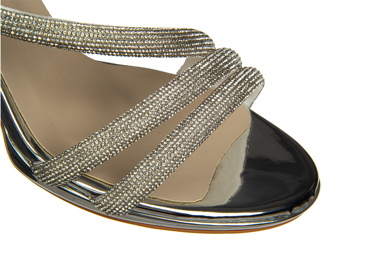 Sandały bayla-187 587-1733 silver 187103, srebrny, skóra ekologiczna - na szpilce - sandały - buty damskie - kobieta 15