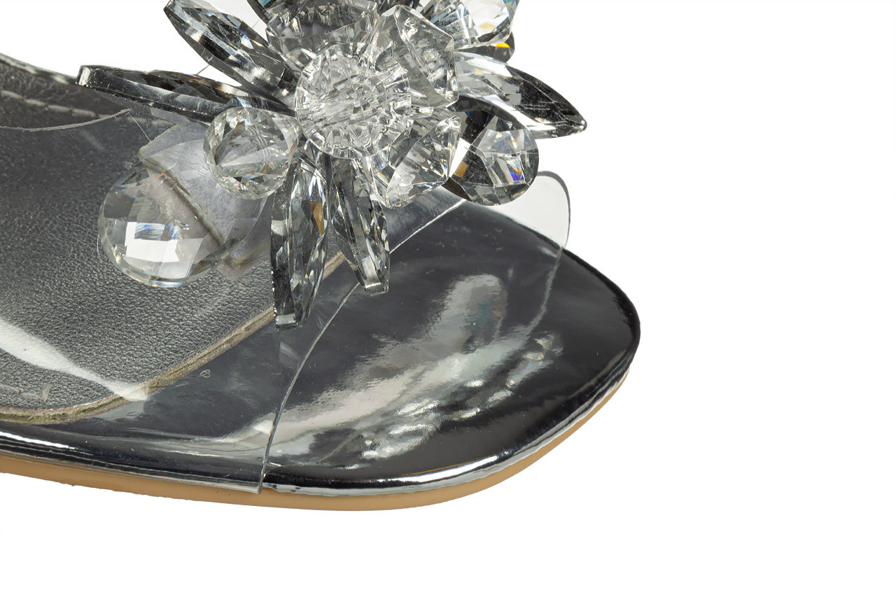 Sandały misstyl mira 01 blanc 202021, srebrny, skóra naturalna - sandały - buty damskie - kobieta 13