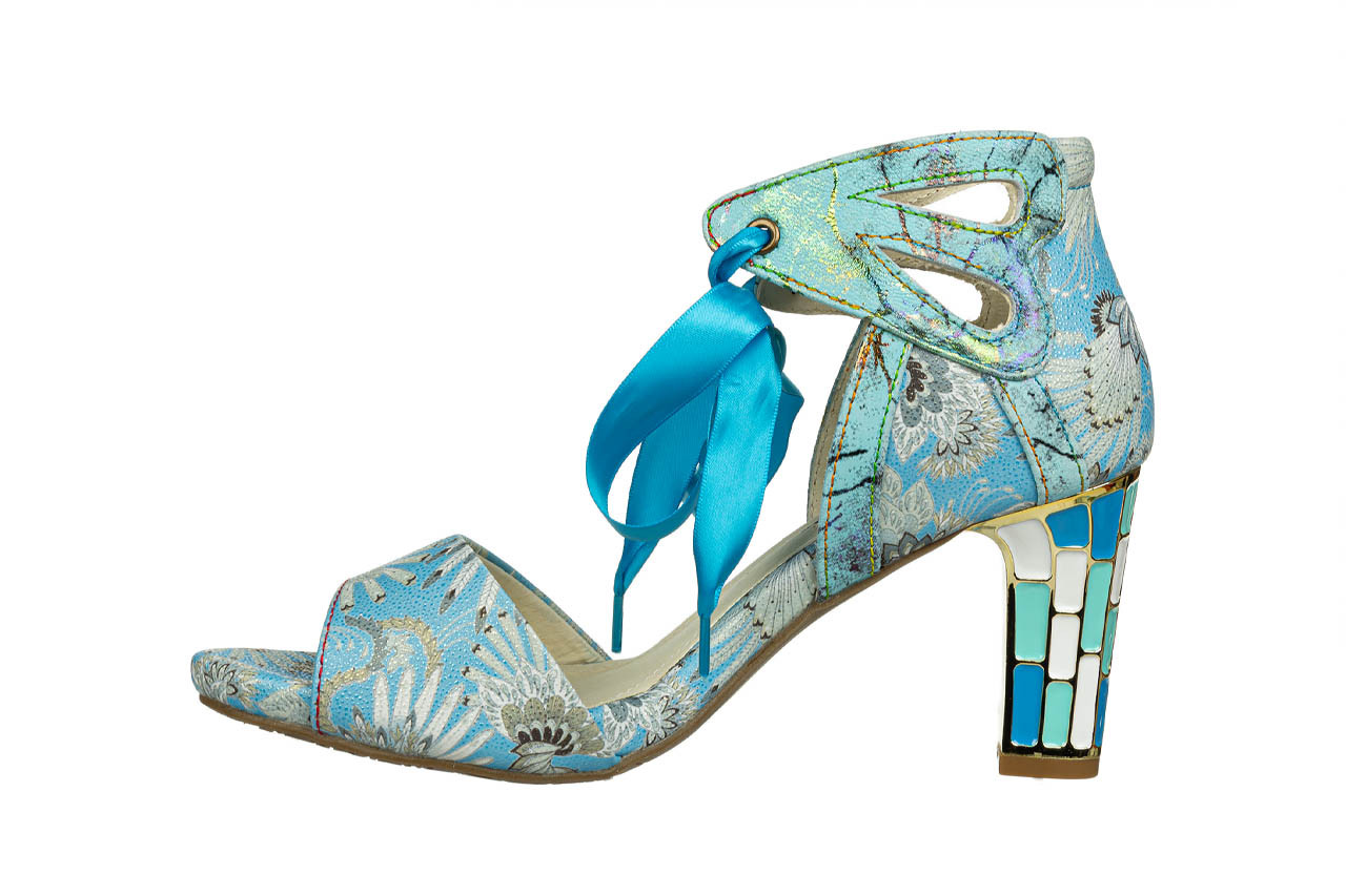 Sandały laura vita albane 60 bleu 202024, niebieski. skóra naturalna  - sandały - buty damskie - kobieta 13