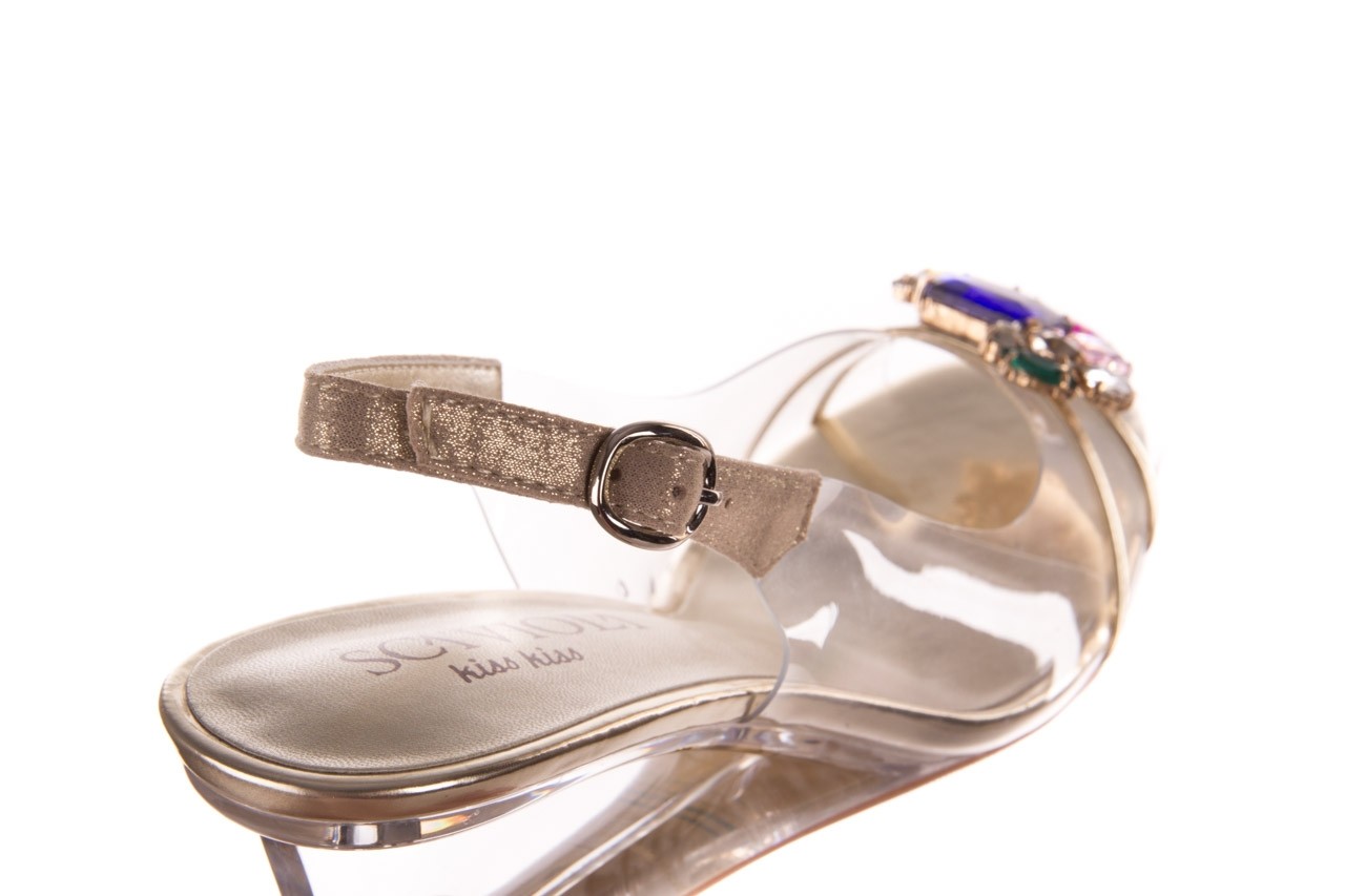 Sandały sca'viola g-30 gold, złoty, silikon  - sandały - buty damskie - kobieta 16