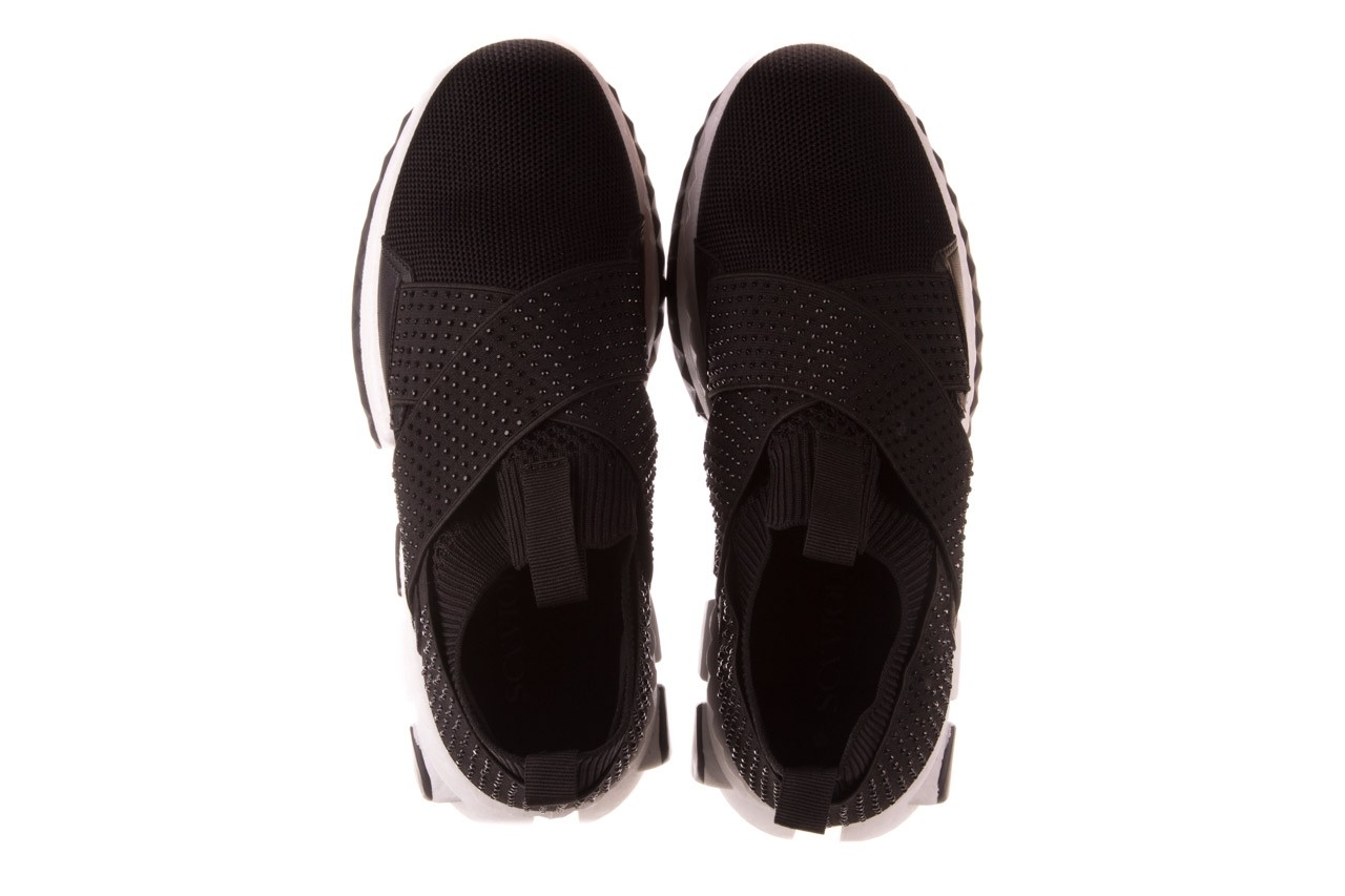 Sneakersy sca'viola l-06 black, czarny, materiał - obuwie sportowe - dla niej  - sale 13
