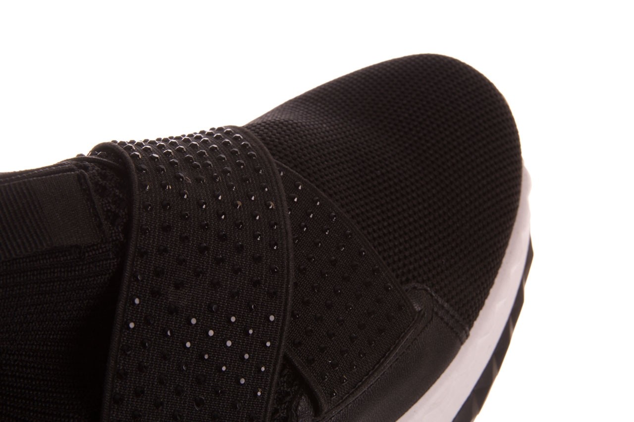 Sneakersy sca'viola l-06 black, czarny, materiał - obuwie sportowe - dla niej  - sale 15