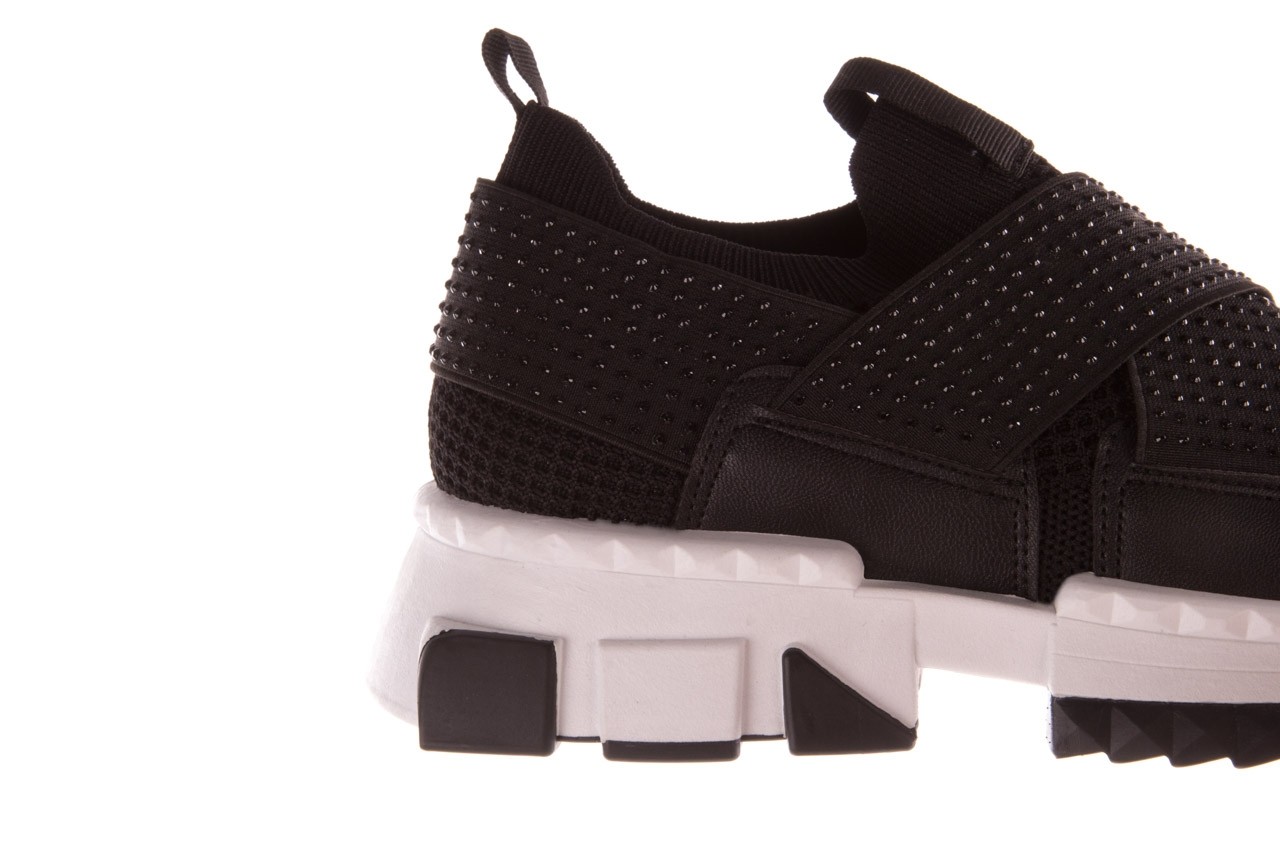 Sneakersy sca'viola l-06 black, czarny, materiał - obuwie sportowe - dla niej  - sale 16
