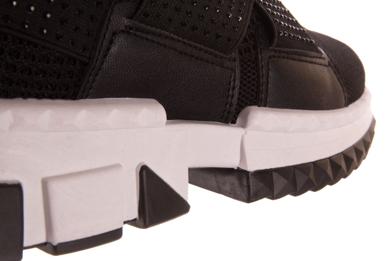 Sneakersy sca'viola l-06 black, czarny, materiał - sneakersy - buty damskie - kobieta 17
