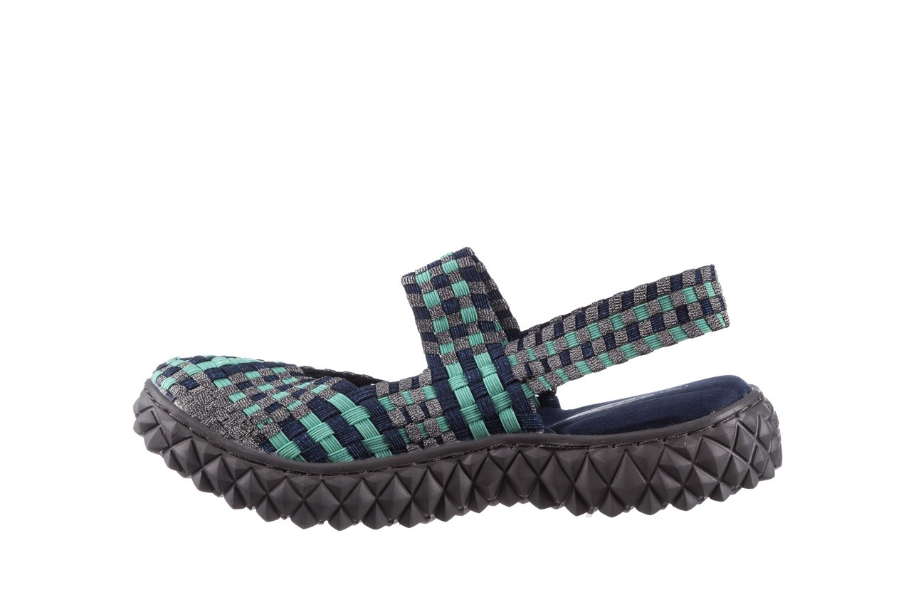 Sandały rock over sandal met navy pewter mint 20, niebieski, materiał  - wiosna-lato 2020 9