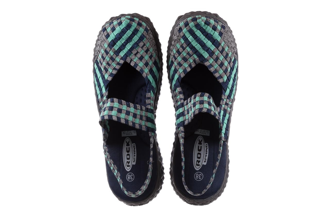 Sandały rock over sandal met navy pewter mint 20, niebieski, materiał  - wiosna-lato 2020 11