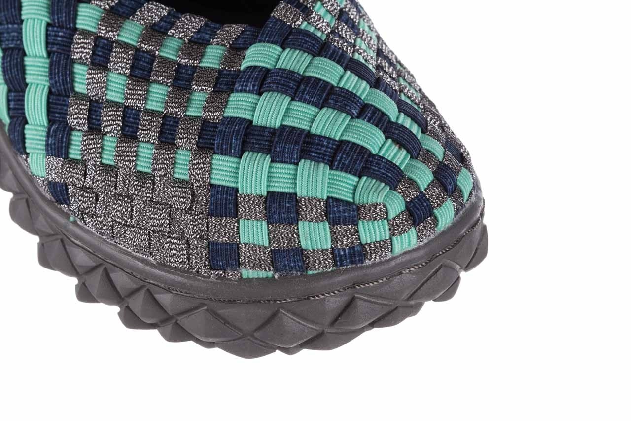 Sandały rock over sandal met navy pewter mint 20, niebieski, materiał  - wiosna-lato 2020 12