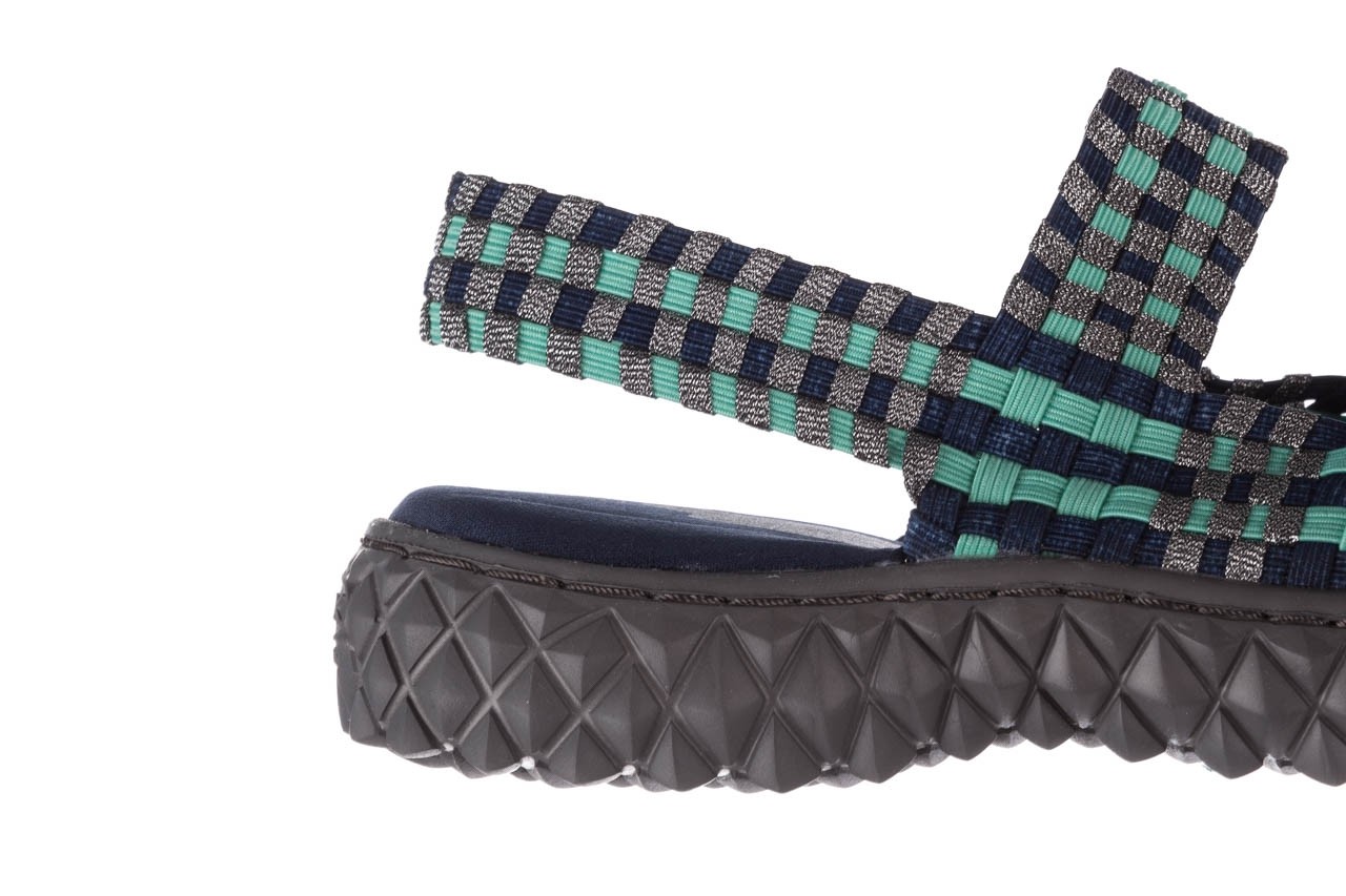 Sandały rock over sandal met navy pewter mint 20, niebieski, materiał  - wiosna-lato 2020 13
