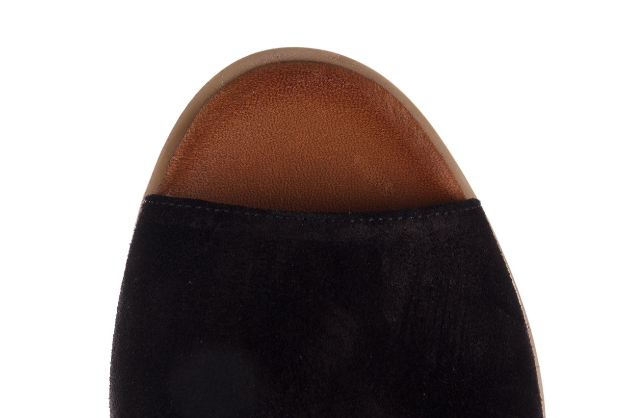 Sandały bayla-161 061 1612 black suede, czarny, skóra naturalna  - sale 15