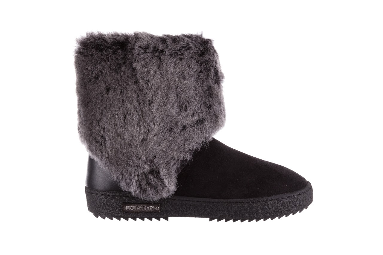 Śniegowce bayla-112 0575-9020s czarne, skóra naturalna - buty zimowe - trendy - kobieta 8