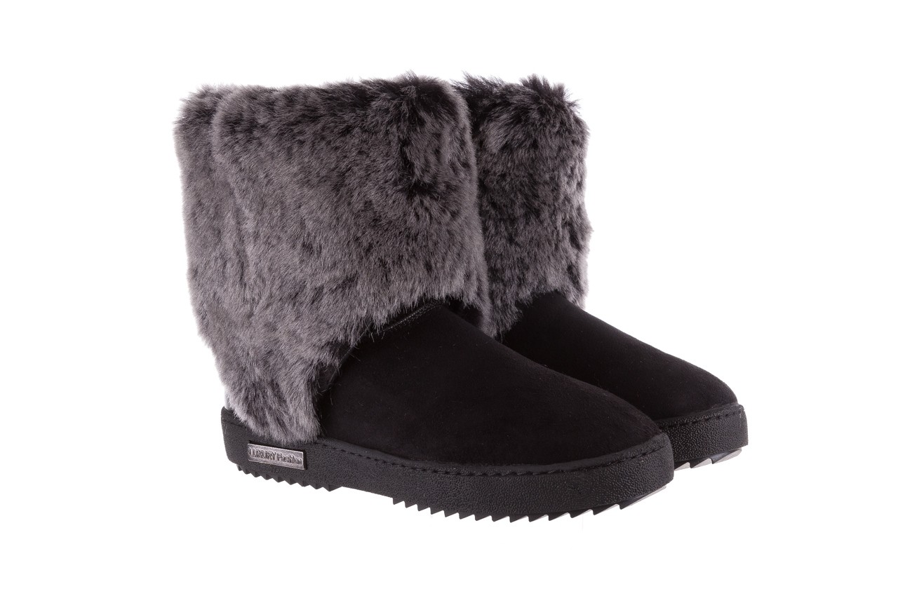 Śniegowce bayla-112 0575-9020s czarne, skóra naturalna - buty zimowe - trendy - kobieta 9