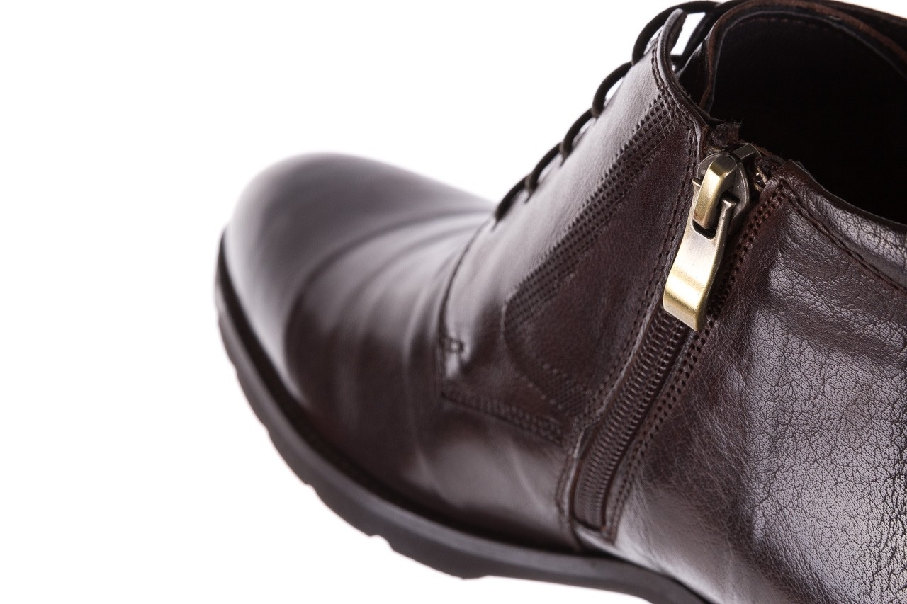 Półbuty john doubare h855-305-p3r brown, brąz, skóra naturalna  - obuwie wizytowe - buty męskie - mężczyzna 15
