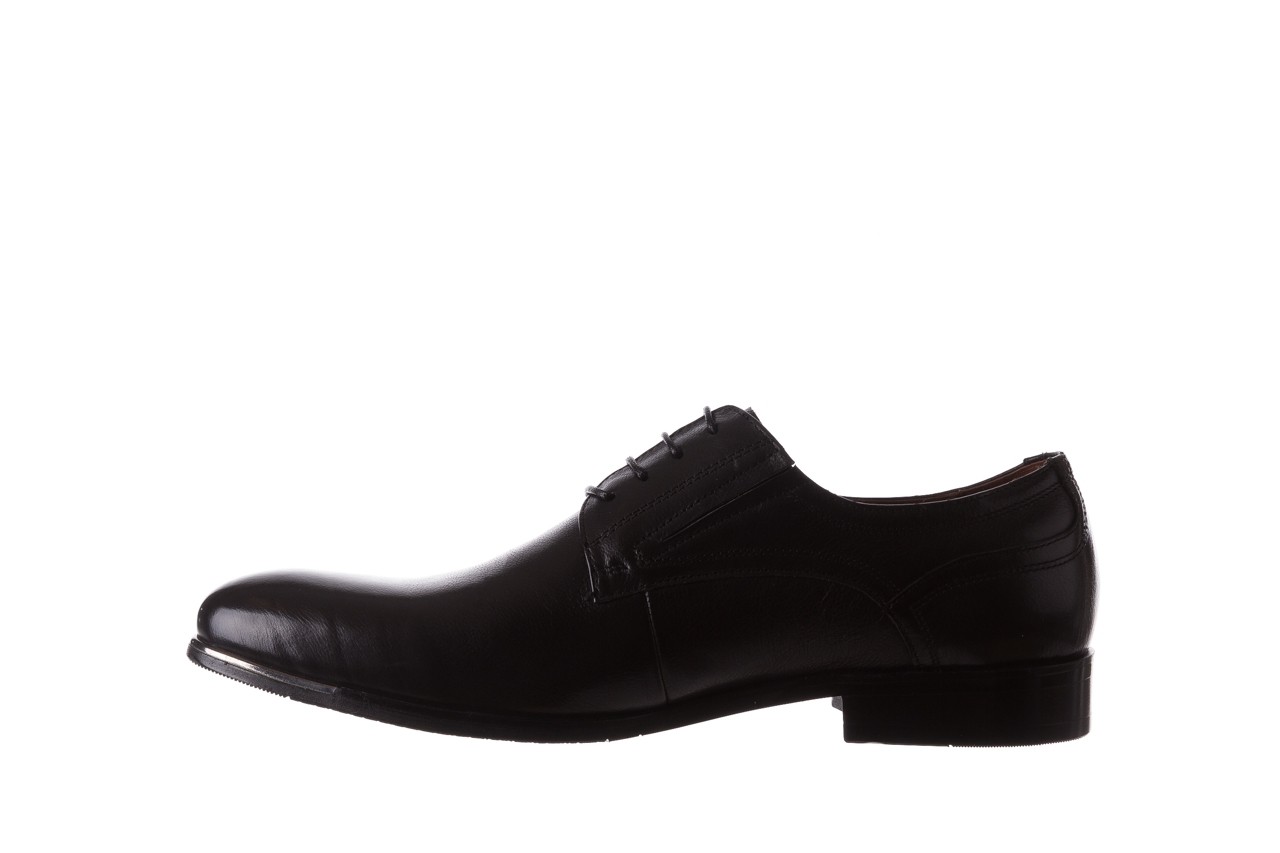 Półbuty brooman h8070-12-04 black, czarny, skóra naturalna - obuwie wizytowe - buty męskie - mężczyzna 7