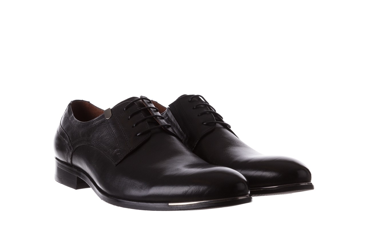 Półbuty brooman h8070-12-04 black, czarny, skóra naturalna - obuwie wizytowe - buty męskie - mężczyzna 6