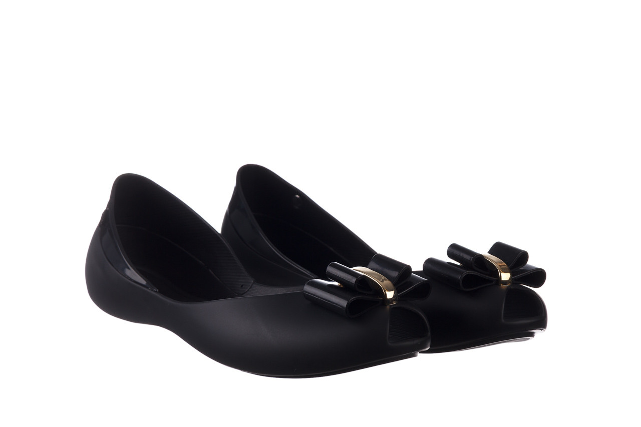 Baleriny melissa queen v ad black 20 010332, czarny, guma - wygodne buty - trendy - kobieta 9