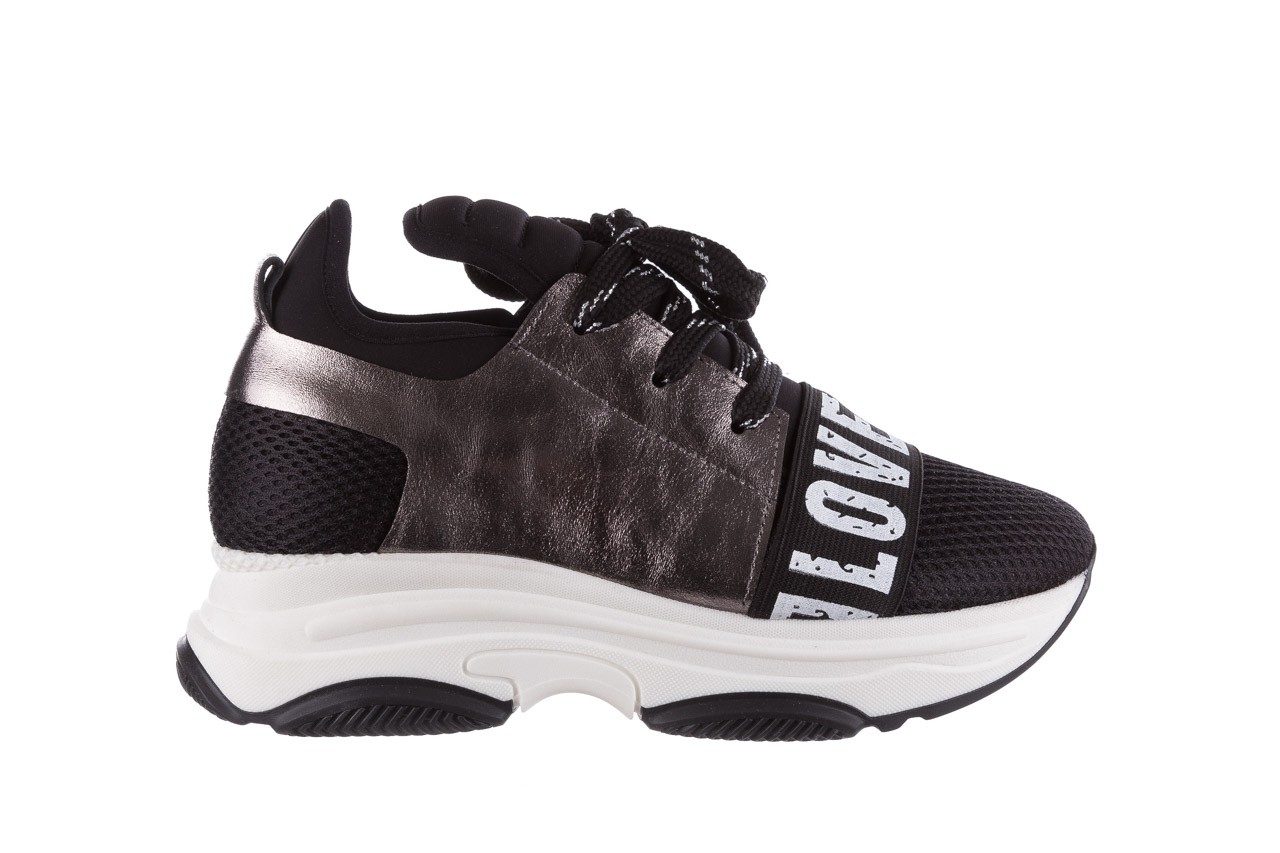 Sneakersy bayla-155 385-2800 czarne, materiał - obuwie sportowe - buty damskie - kobieta 8