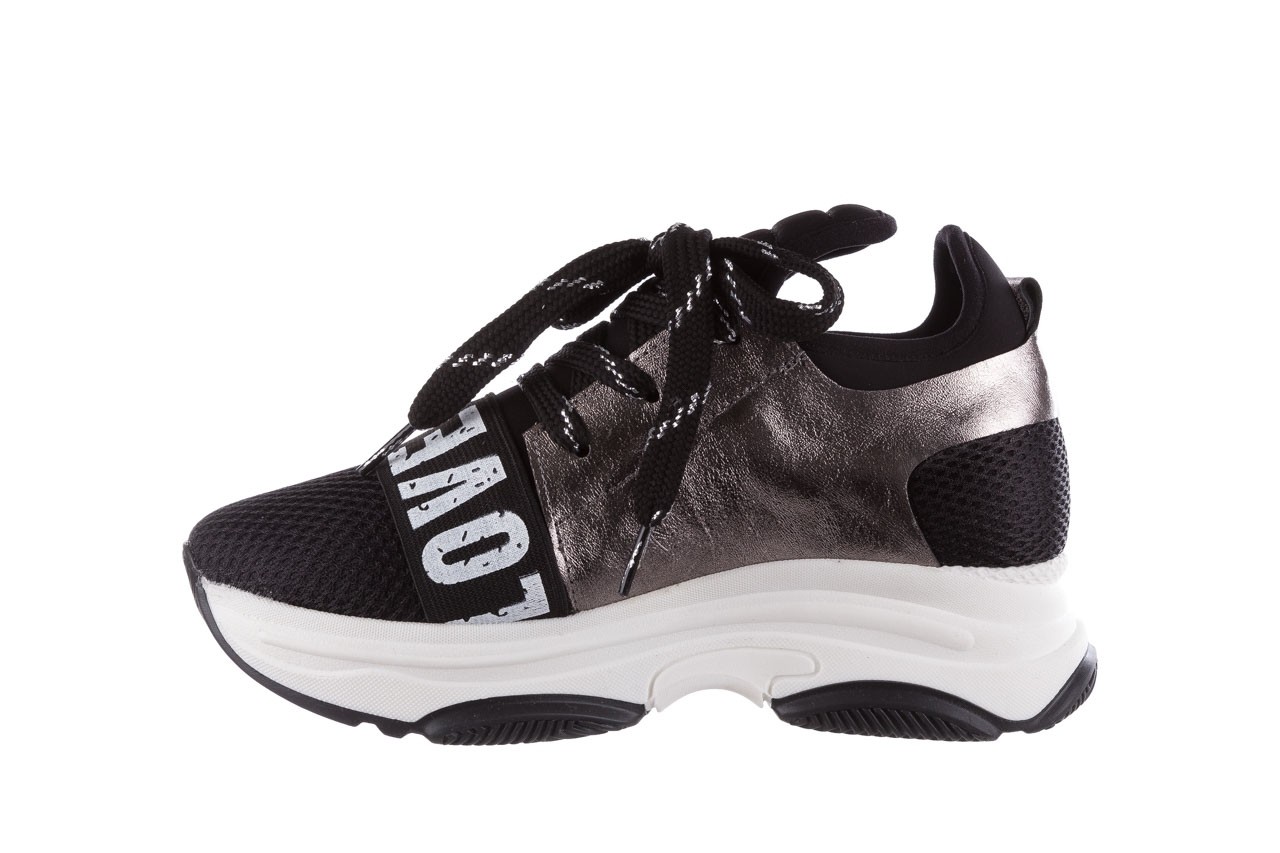 Sneakersy bayla-155 385-2800 czarne, materiał - obuwie sportowe - buty damskie - kobieta 10