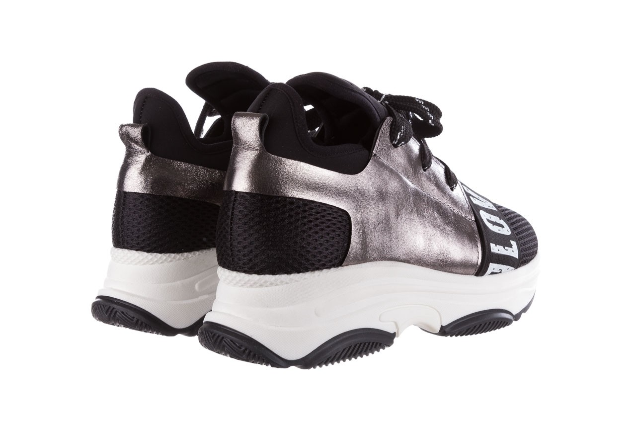 Sneakersy bayla-155 385-2800 czarne, materiał - obuwie sportowe - buty damskie - kobieta 11