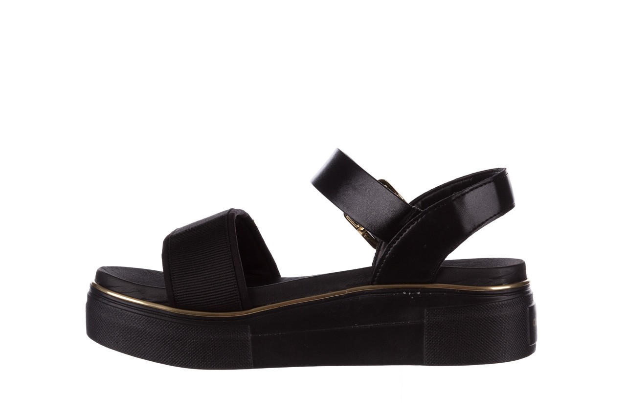 Sandały azaleia 400 290 napa snow black-black, czarny, skóra ekologiczna/ materiał  - na platformie - sandały - buty damskie - kobieta 11
