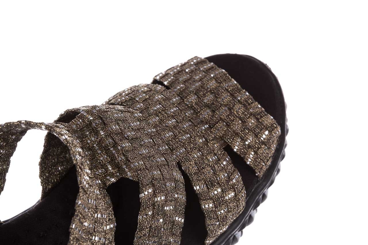 Sandały rock vivian bronze-bronze silver, złoty, materiał  - gumowe - sandały - buty damskie - kobieta 13