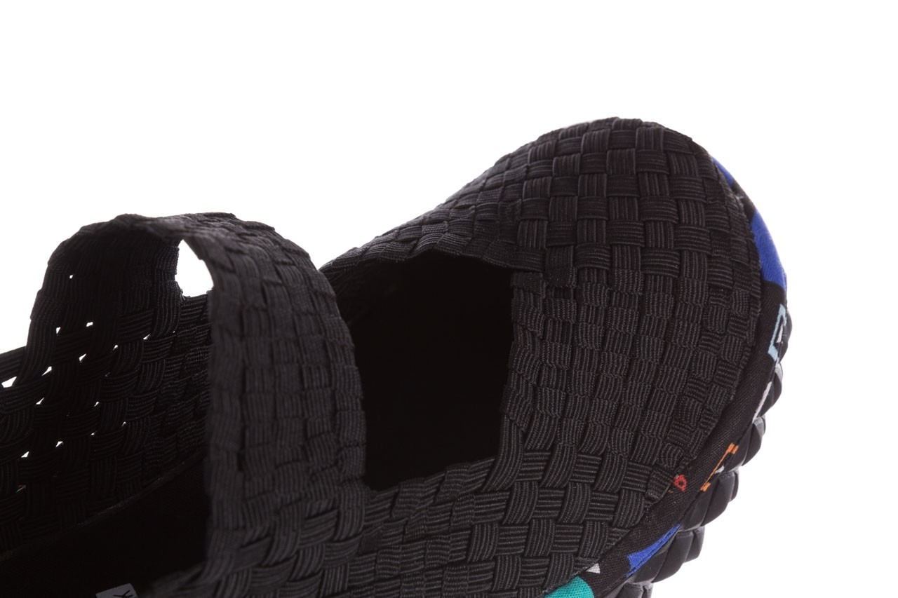 Półbuty rock over bon black with 2 binding, czarny, materiał  - obuwie sportowe - buty damskie - kobieta 13