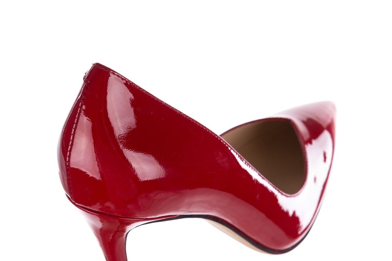 Szpilki bayla-182 17105 czerwony lakier, skóra naturalna lakierowana  - na szpilce - czółenka - buty damskie - kobieta 11