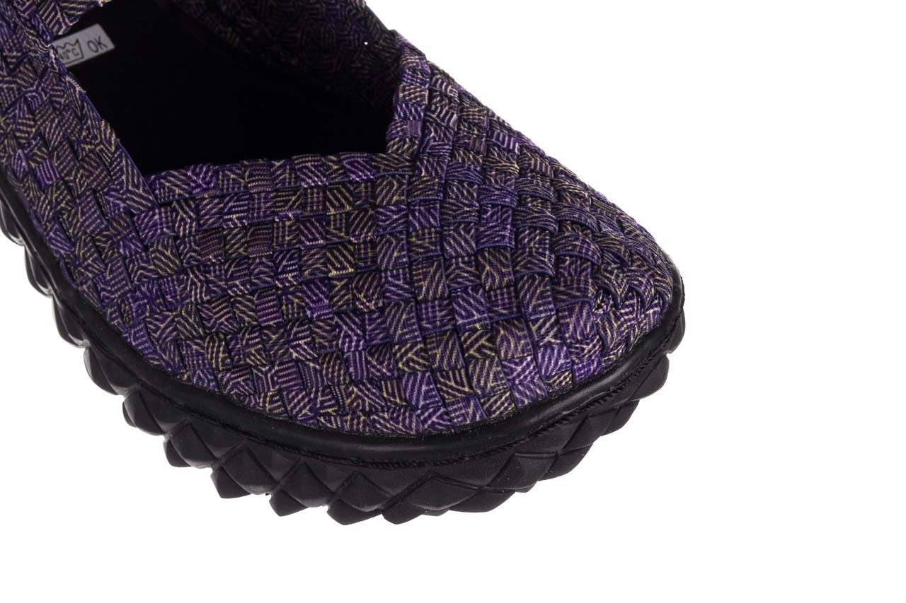 Półbuty rock over levander 19, fiolet, materiał - wsuwane - półbuty - buty damskie - kobieta 12