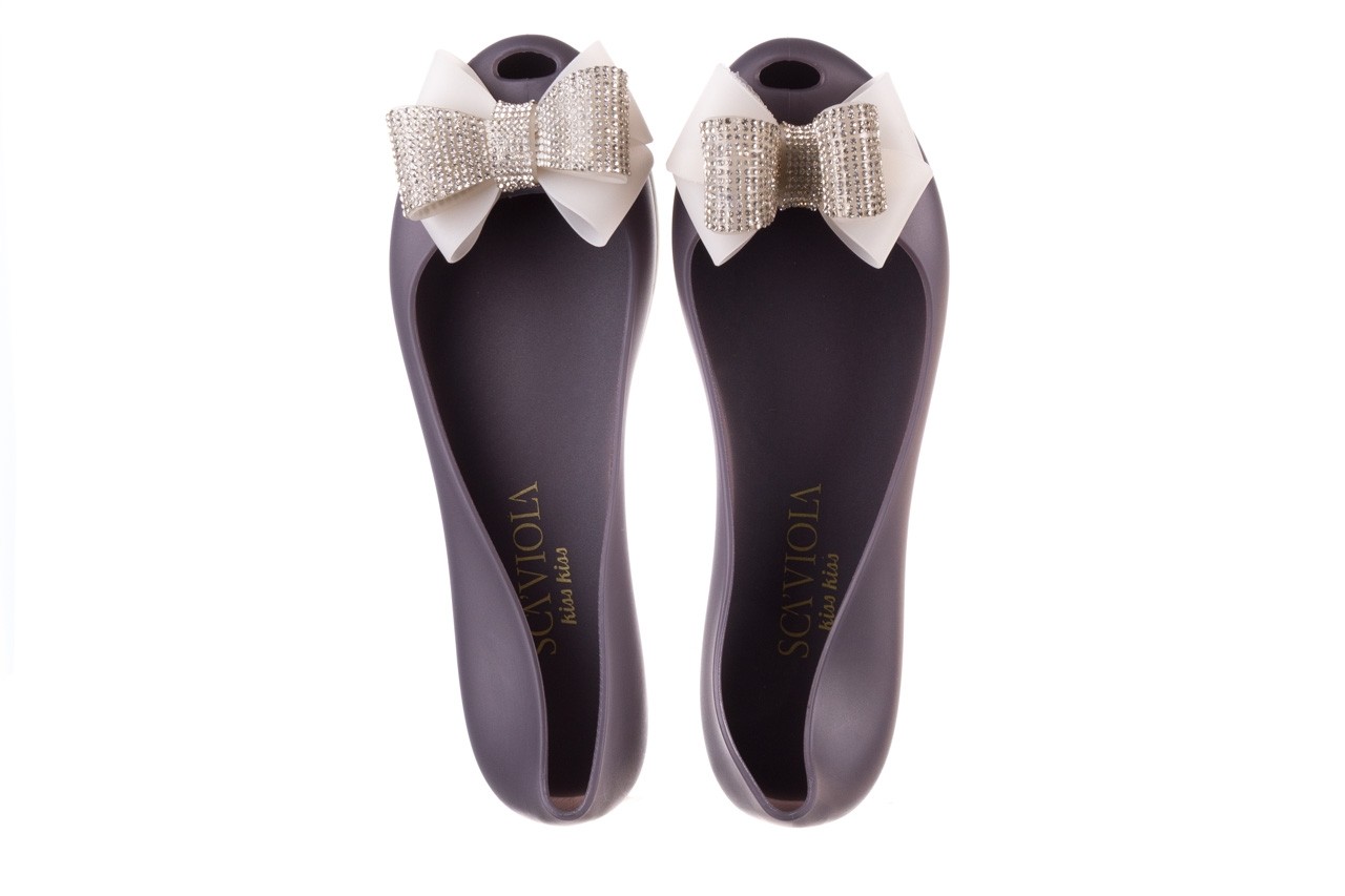 Baleriny sca'viola 871 grey, fiolet, silikon - wygodne buty - trendy - kobieta 10