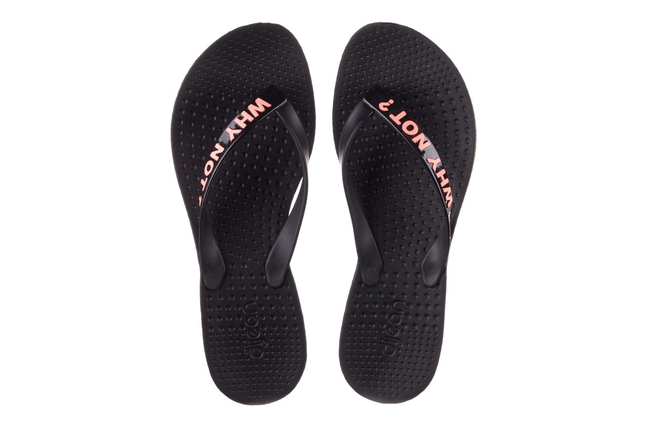 Klapki dijean 291 344 black-coral, czarny, guma - wygodne buty - trendy - kobieta 11