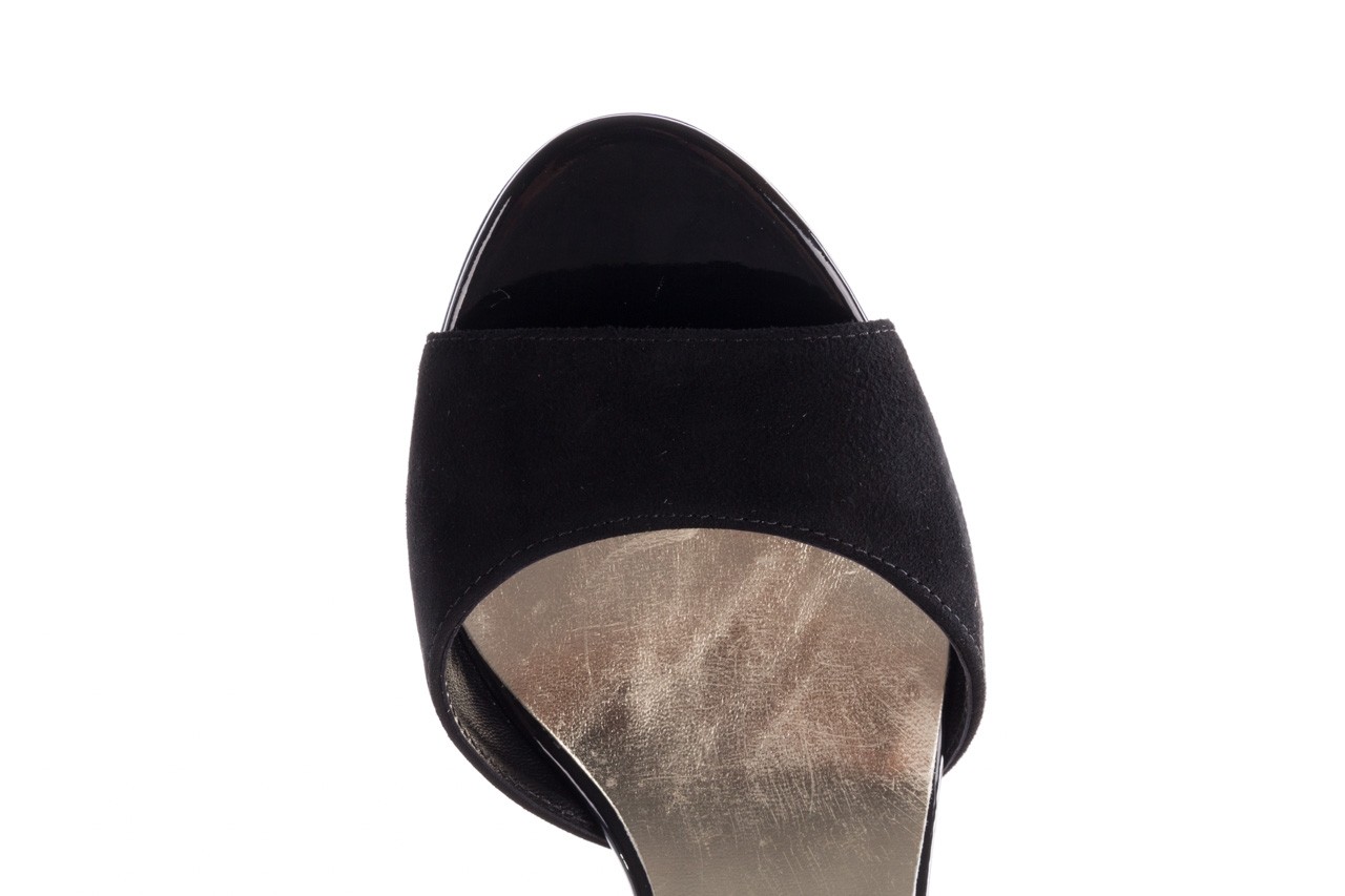 Sandały bayla-056 9249-21 czarny zamsz, skóra naturalna  - sandały - buty damskie - kobieta 13
