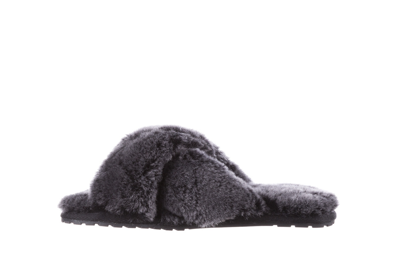 Kapcie emu mayberry frost black 21 119140, czarny, futro naturalne  - klapki - buty damskie - kobieta 12