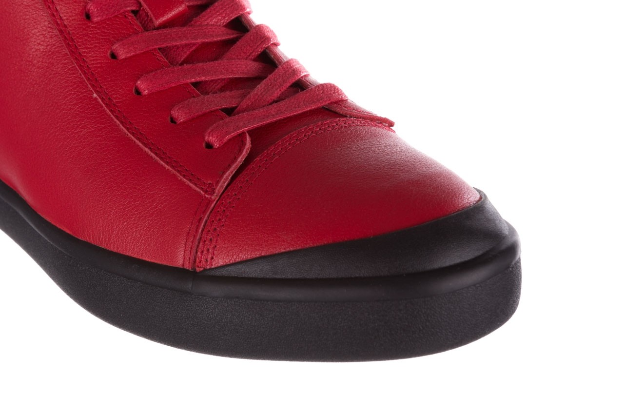 Trampki john doubare m5761-3 red, czerwony, skóra naturalna - obuwie sportowe - dla niego - sale 19