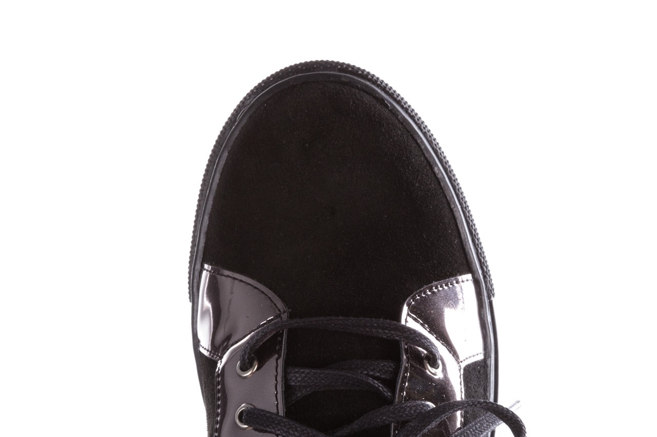 Trampki bayla-157 b027-003-p czarny, skóra naturalna - obuwie sportowe - buty damskie - kobieta 16