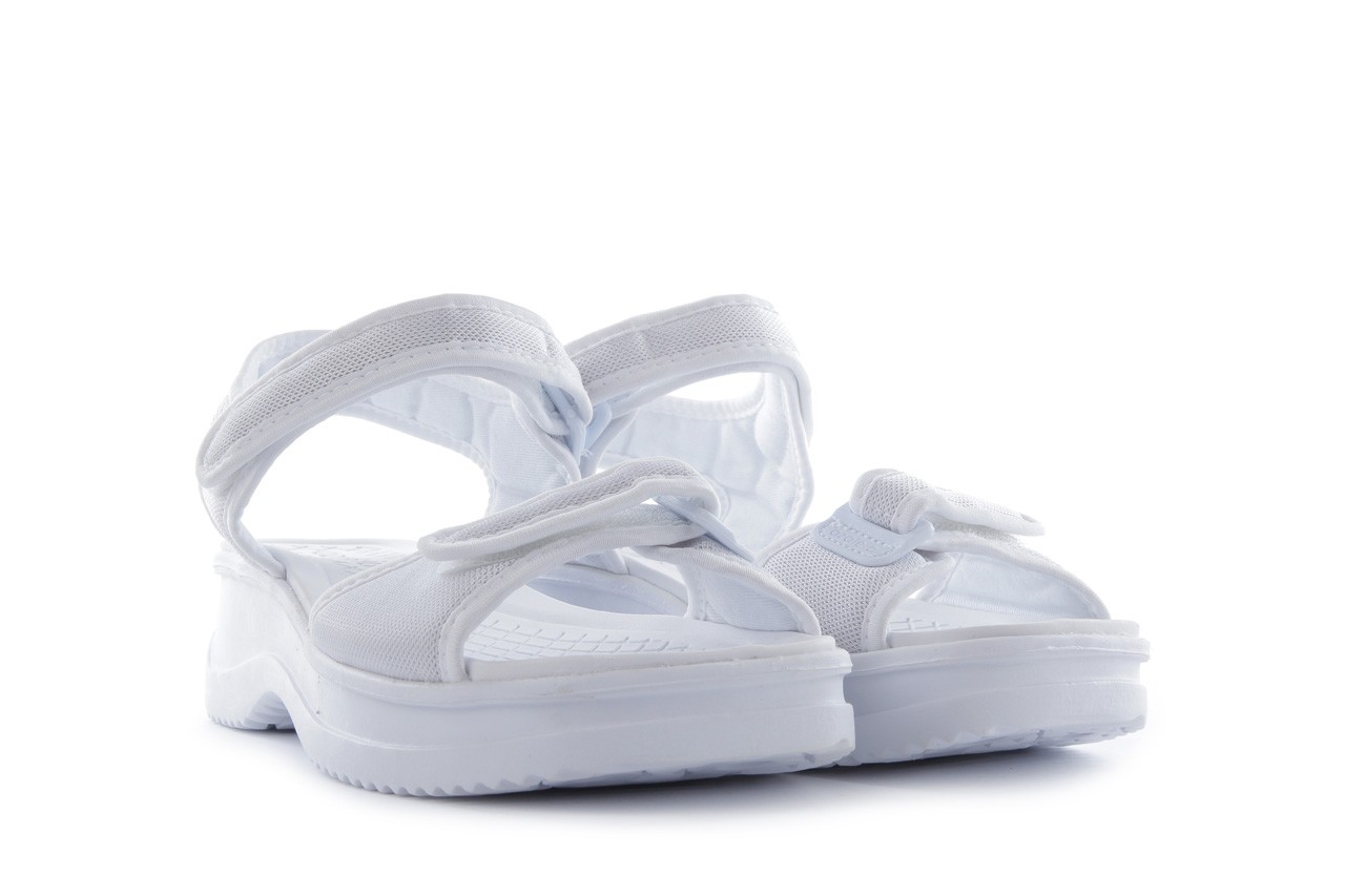 Sandały azaleia 320 321 white 19, biały, materiał - wygodne buty - trendy - kobieta 7