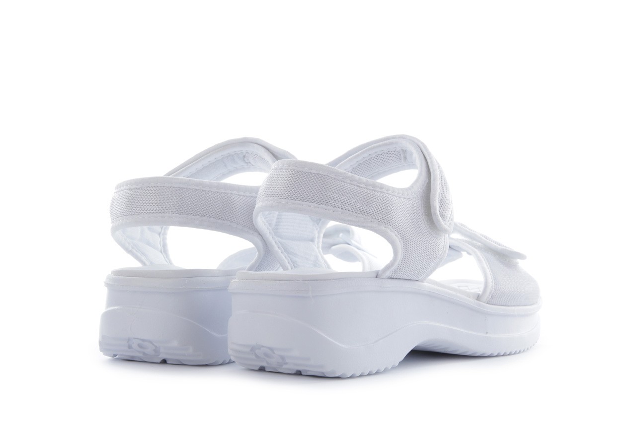 Sandały azaleia 320 321 white 18, biały, materiał - wygodne buty - trendy - kobieta 9