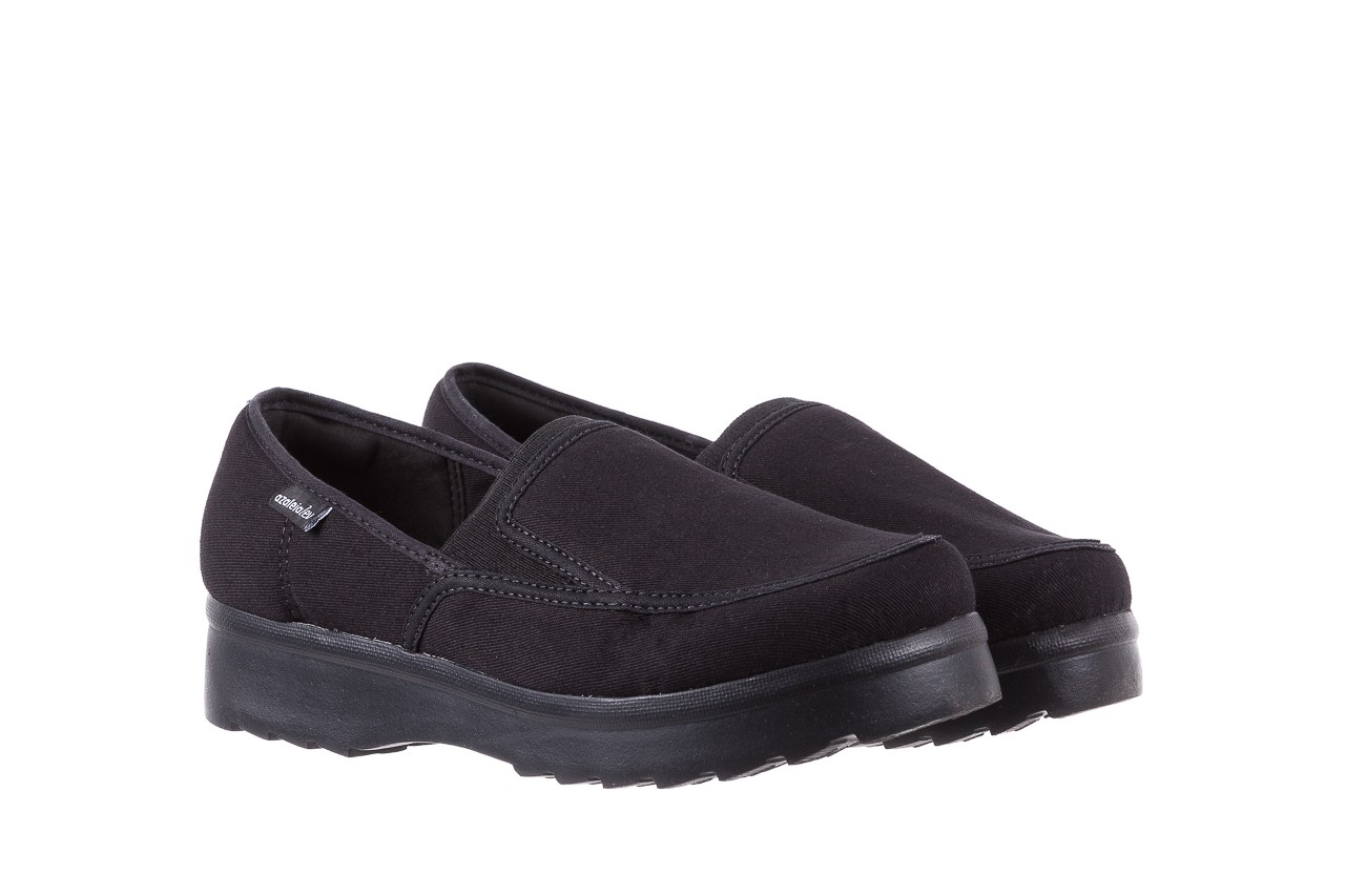 Półbuty azaleia 630 187 black, czarny, materiał  - obuwie sportowe - buty damskie - kobieta 8