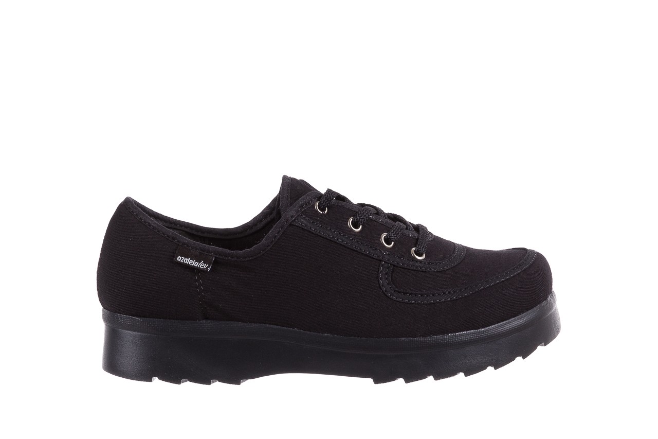 Półbuty azaleia 630 189 black, czarny, materiał  - obuwie sportowe - buty damskie - kobieta 7