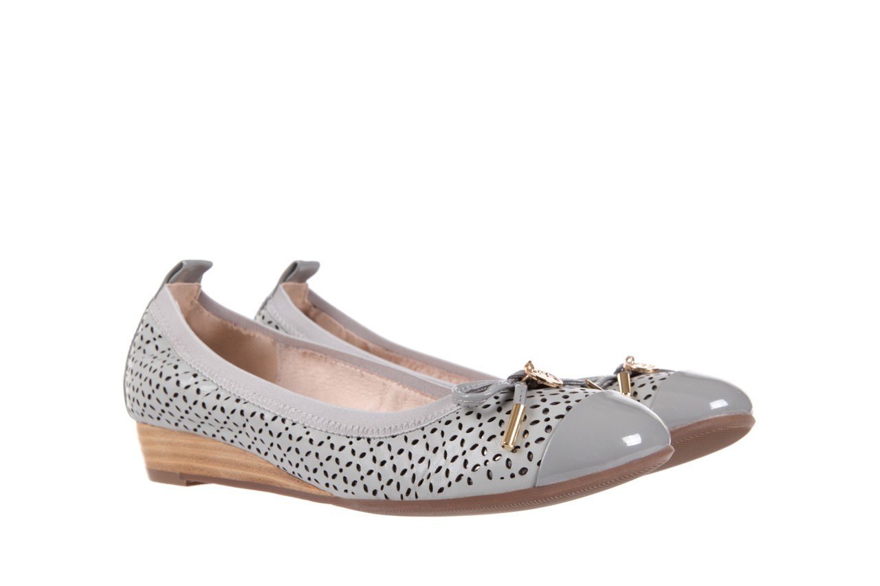 Bayla-018 1070-152 light grey - baleriny - dla niej  - sale 8