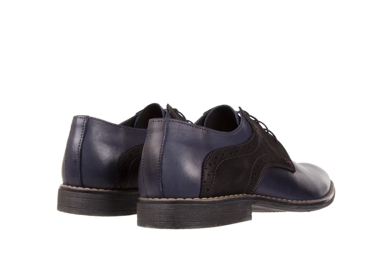 Bayla-051 166 bufallo niebieskie-czarny - obuwie wizytowe - buty męskie - mężczyzna 9