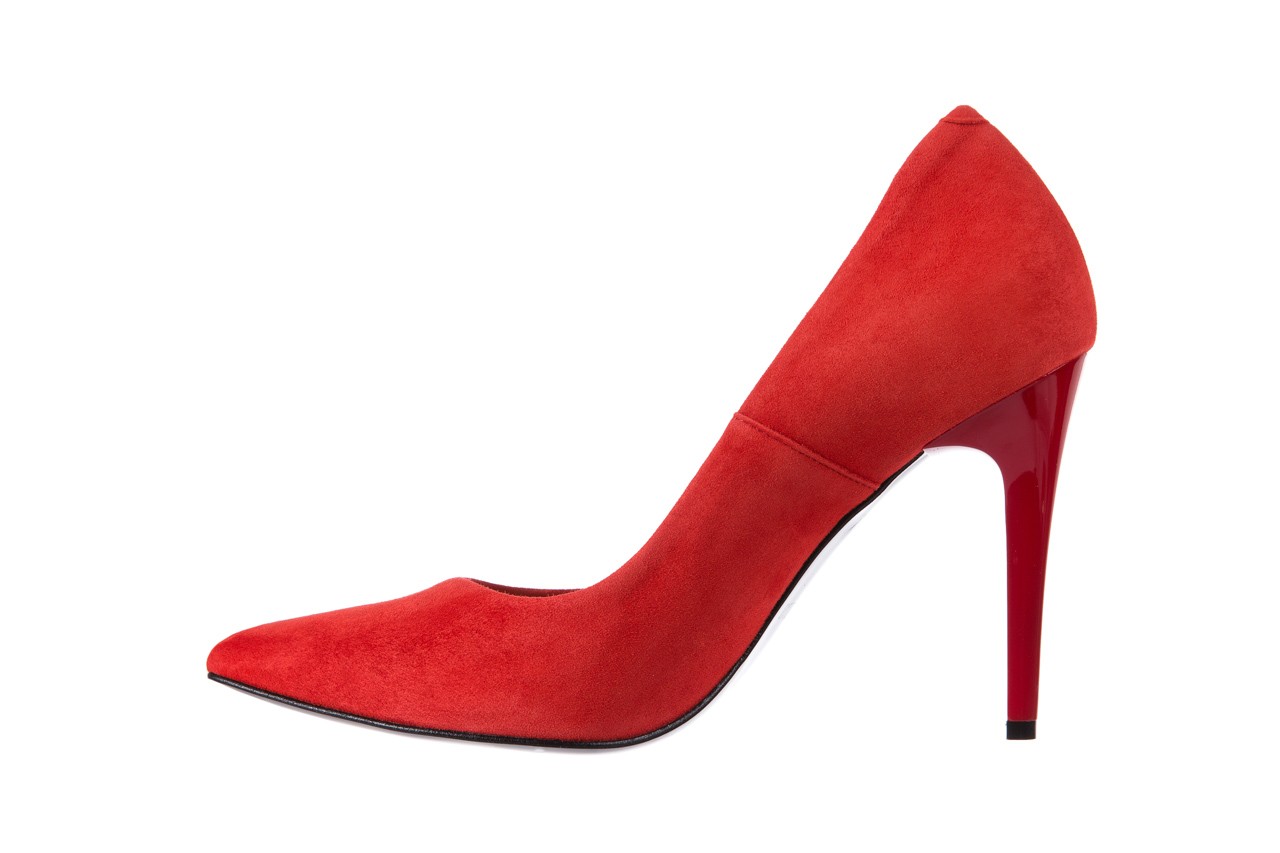 Szpilki bayla-056 1797-28 czerwony, skóra naturalna - na szpilce - czółenka - buty damskie - kobieta 9