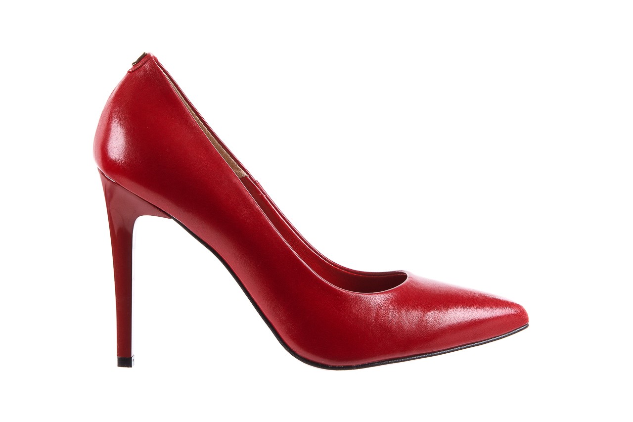 Szpilki bayla-056 1810-1006 czerwony, skóra naturalna  - skórzane - czółenka - buty damskie - kobieta 6