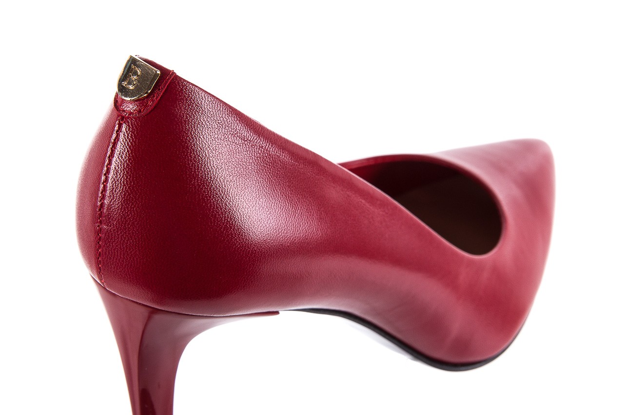 Bayla-056 1816-1006 czerwony - skórzane - czółenka - buty damskie - kobieta 12