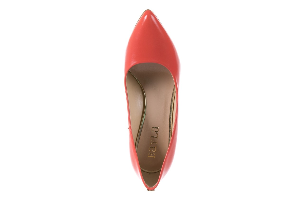 Czółenka bayla-056 1816-844 czerwony, skóra naturalna - skórzane - czółenka - buty damskie - kobieta 11