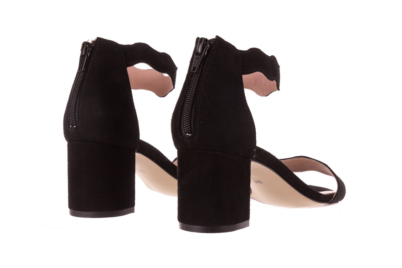 Sandały bayla-097 12 czarne sandały, skóra naturalna  - formal style - trendy - kobieta 10