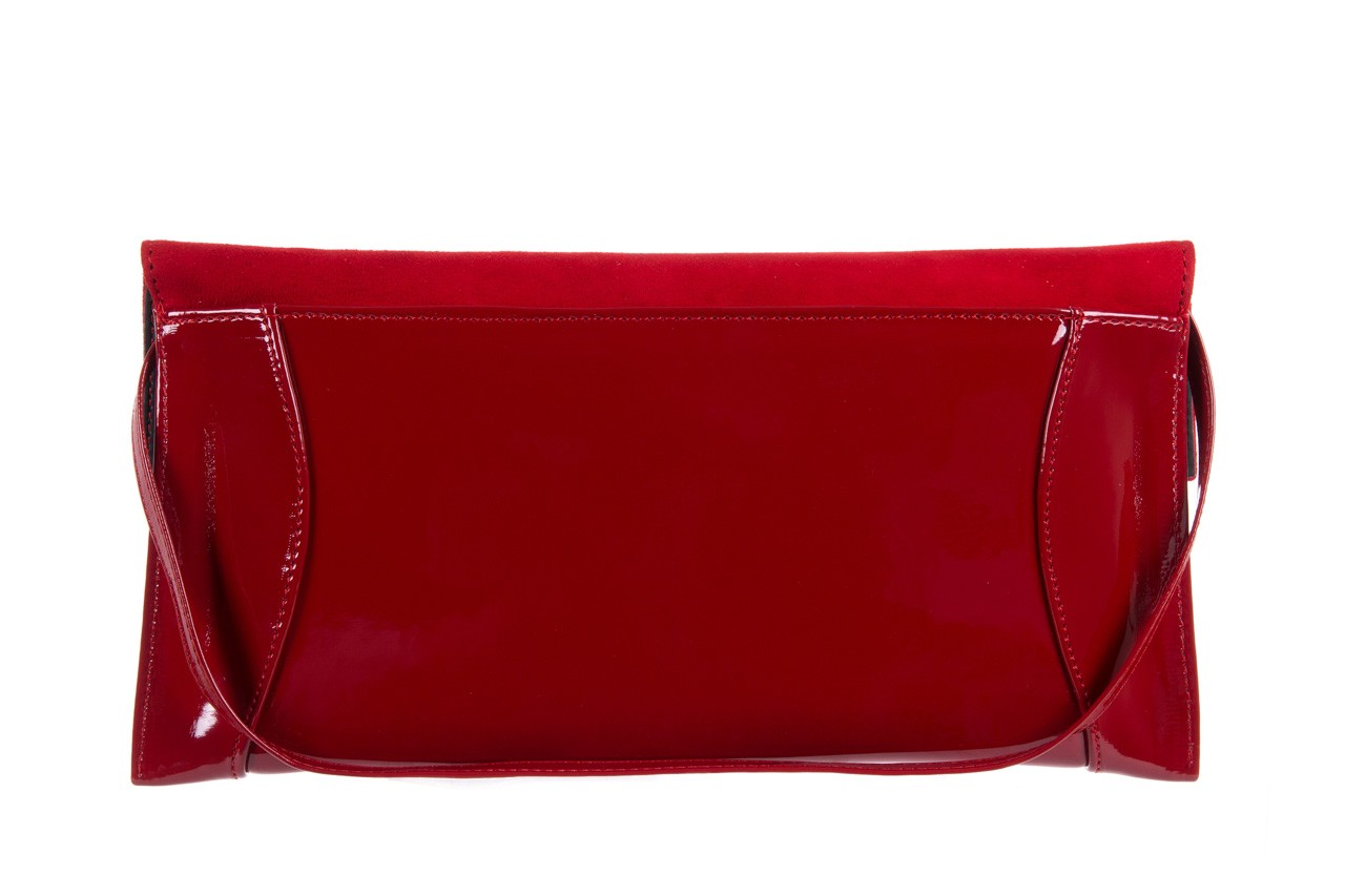 Bayla-097 torebka koperta sandra czerwona-zamsz - akcesoria - kobieta 7