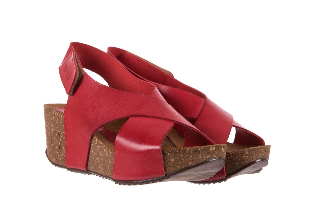 Bayla-099 6963 g.red - skórzane - sandały - buty damskie - kobieta 8