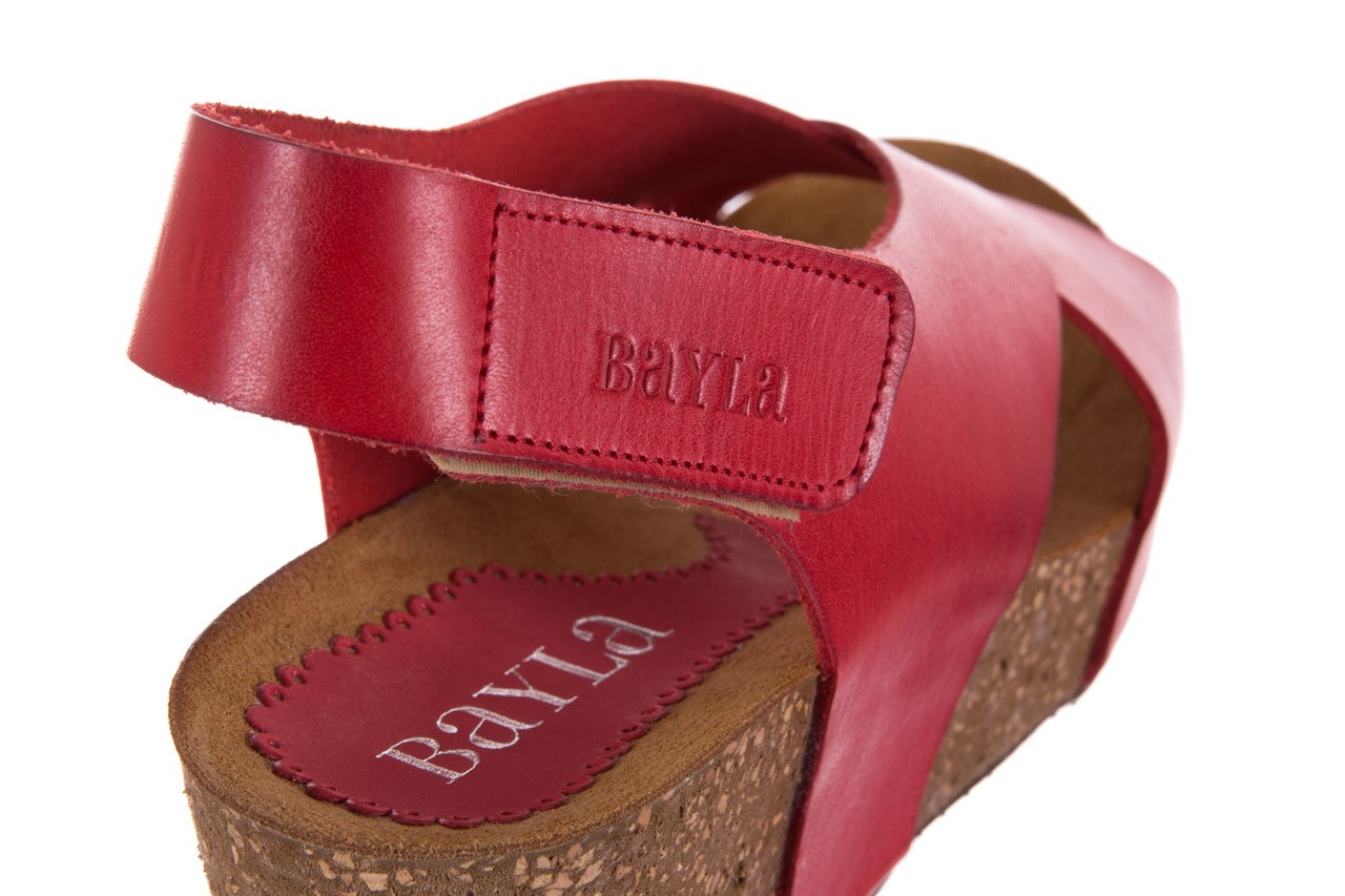 Bayla-099 6963 g.red - na koturnie - sandały - buty damskie - kobieta 12