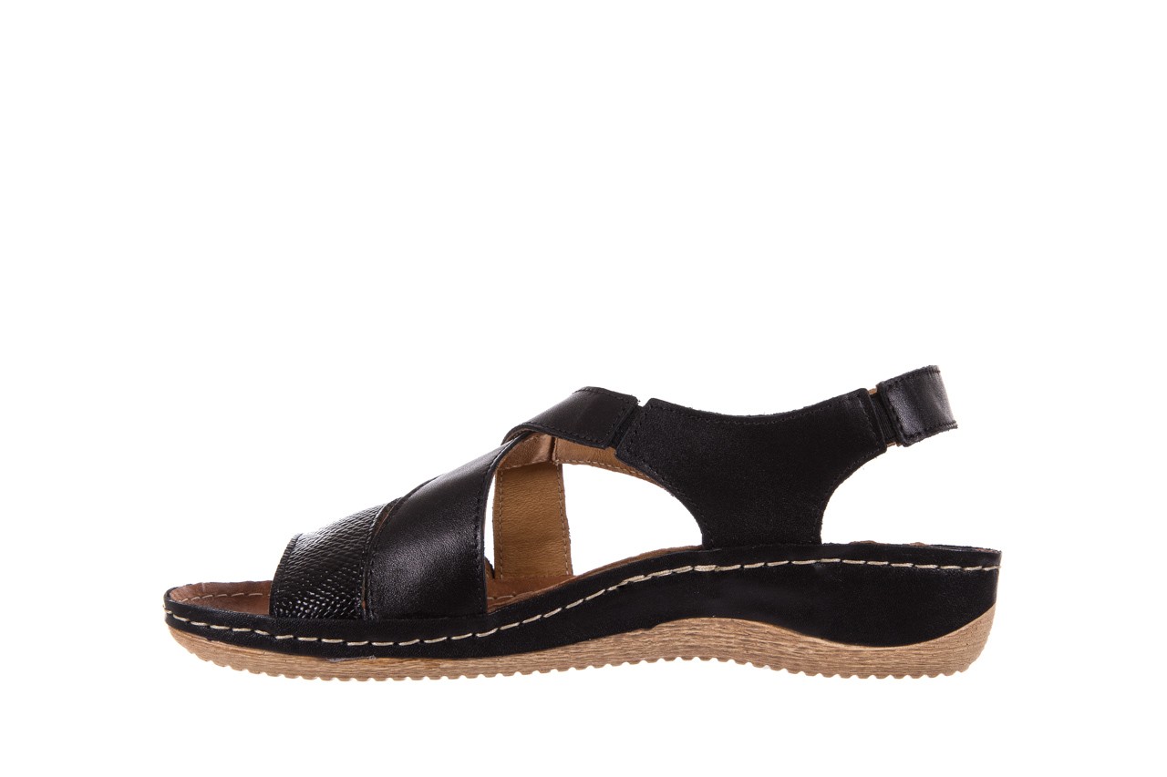 Bayla-100 449 s czarny z - płaskie - sandały - buty damskie - kobieta 9