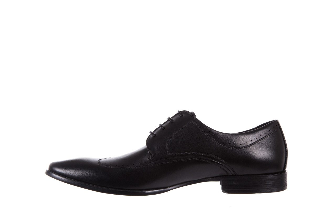 Półbuty bayla-122 at1350-1 black, czarny, skóra naturalna  - obuwie wizytowe - buty męskie - mężczyzna 9